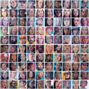 One Hundred Heads - Giclee Print